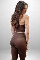 EX Mocha Sculpt Set – Премиум дамски спортен комплект с бюстие и клин от EX Corde